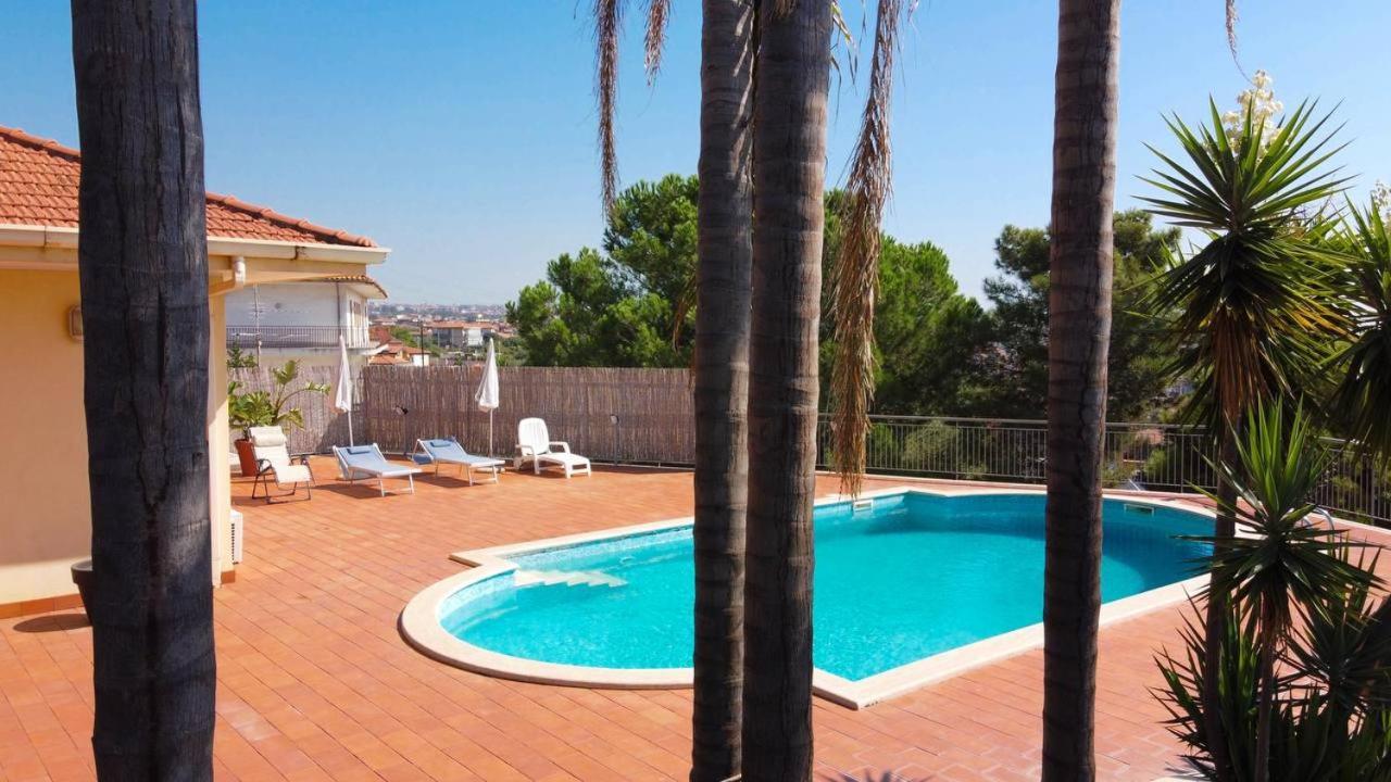 Holiday Flower Villa Panoramica Sul Golfo Di Catania Misterbianco Ngoại thất bức ảnh